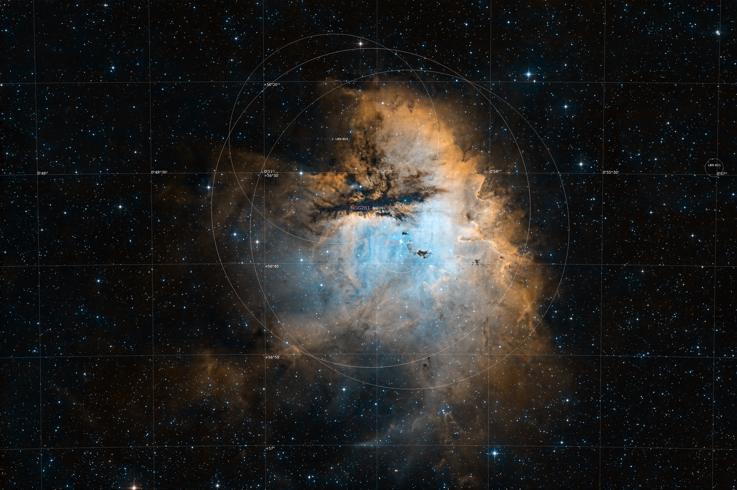 NGC 281 Annotated NGC 281 Annotated